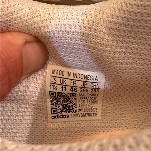 Adidas Cloudfoam Bounce White Athletic Shoes size 11 1/2 - Picture 2 of 7